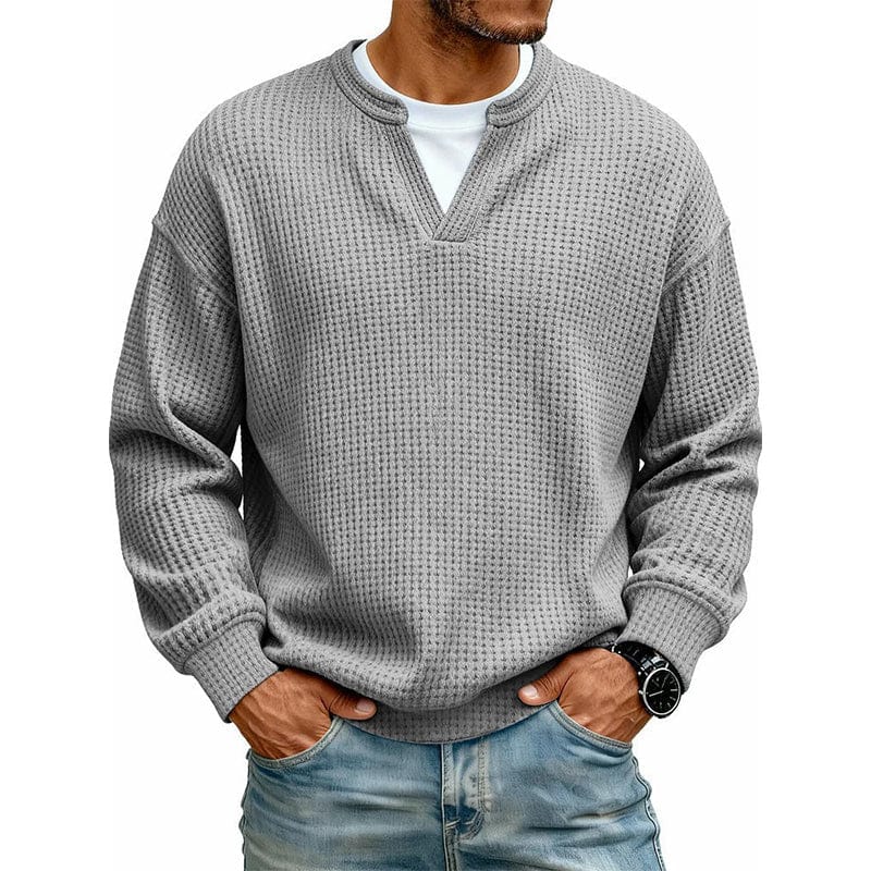 Bas | Maglione con Trama Waffle