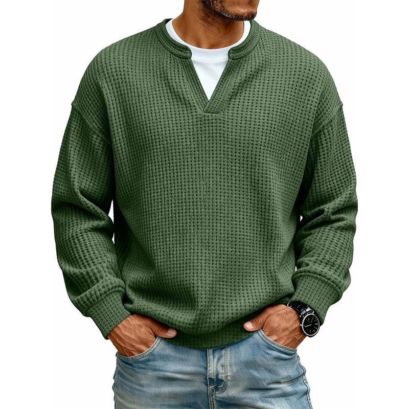 Bas | Maglione con Trama Waffle