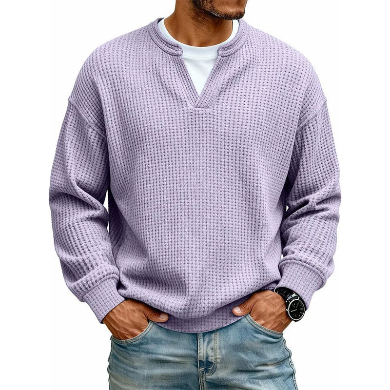 Bas | Maglione con Trama Waffle