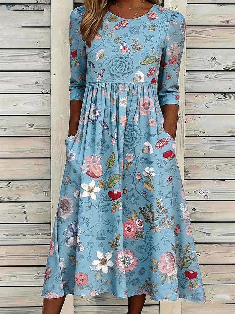 Florence | Flattering Tummy-Control Midi Dress