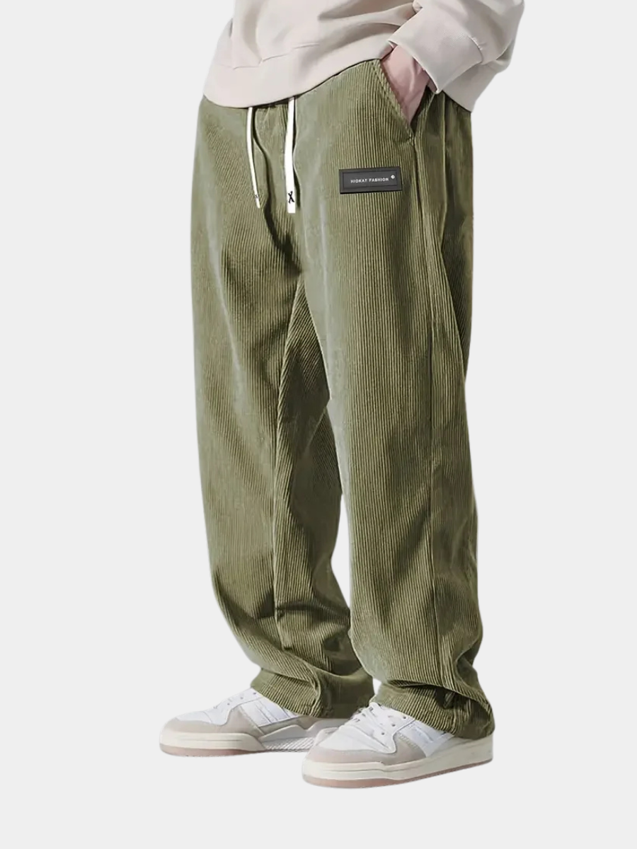 Corrado | Pantaloni Eleganti in Velluto a Coste
