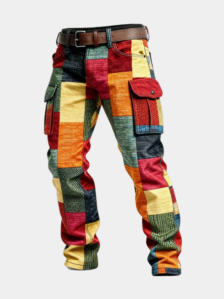 Italo | Pantaloni Cargo Patchwork