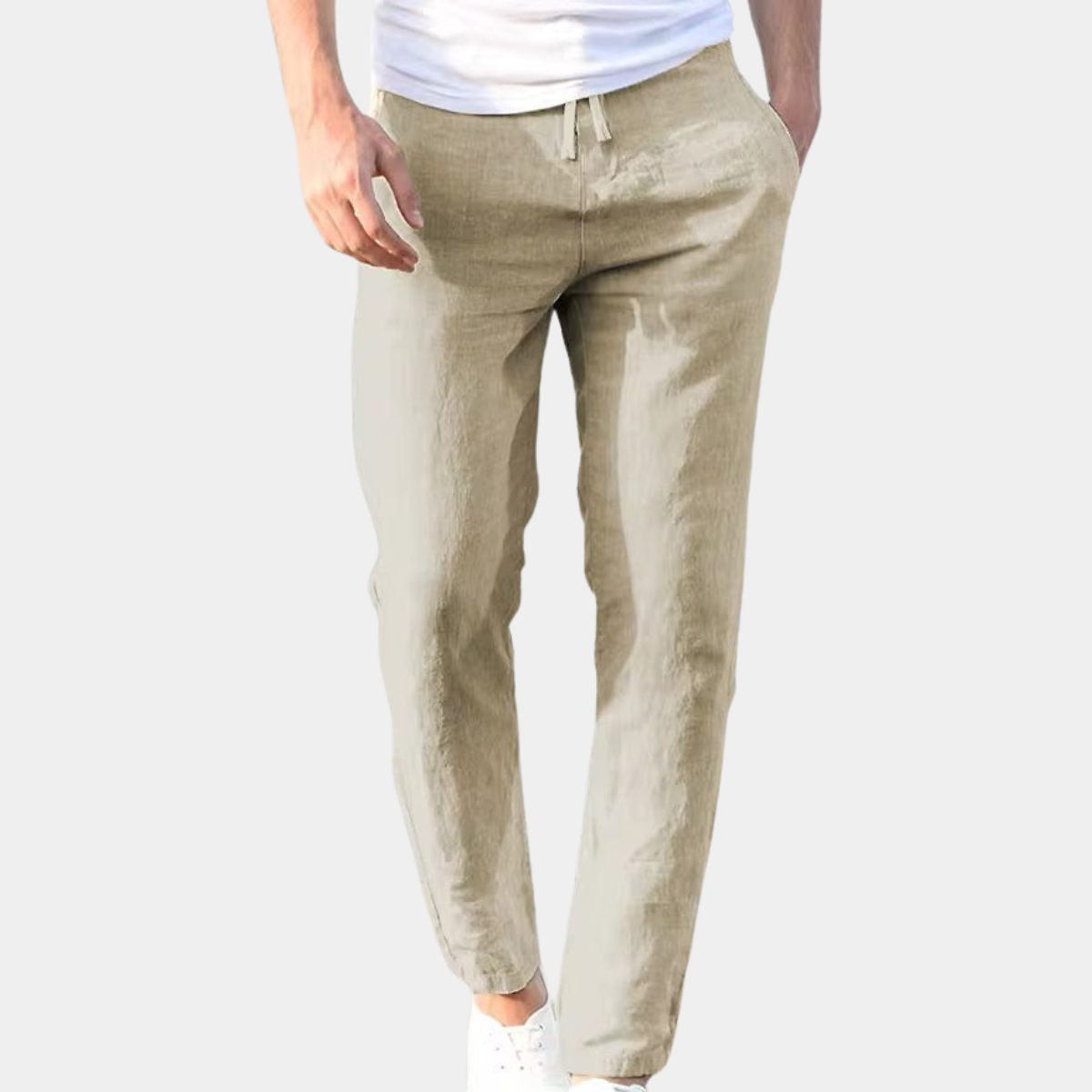 Mauro | Pantaloni Leggeri in Lino