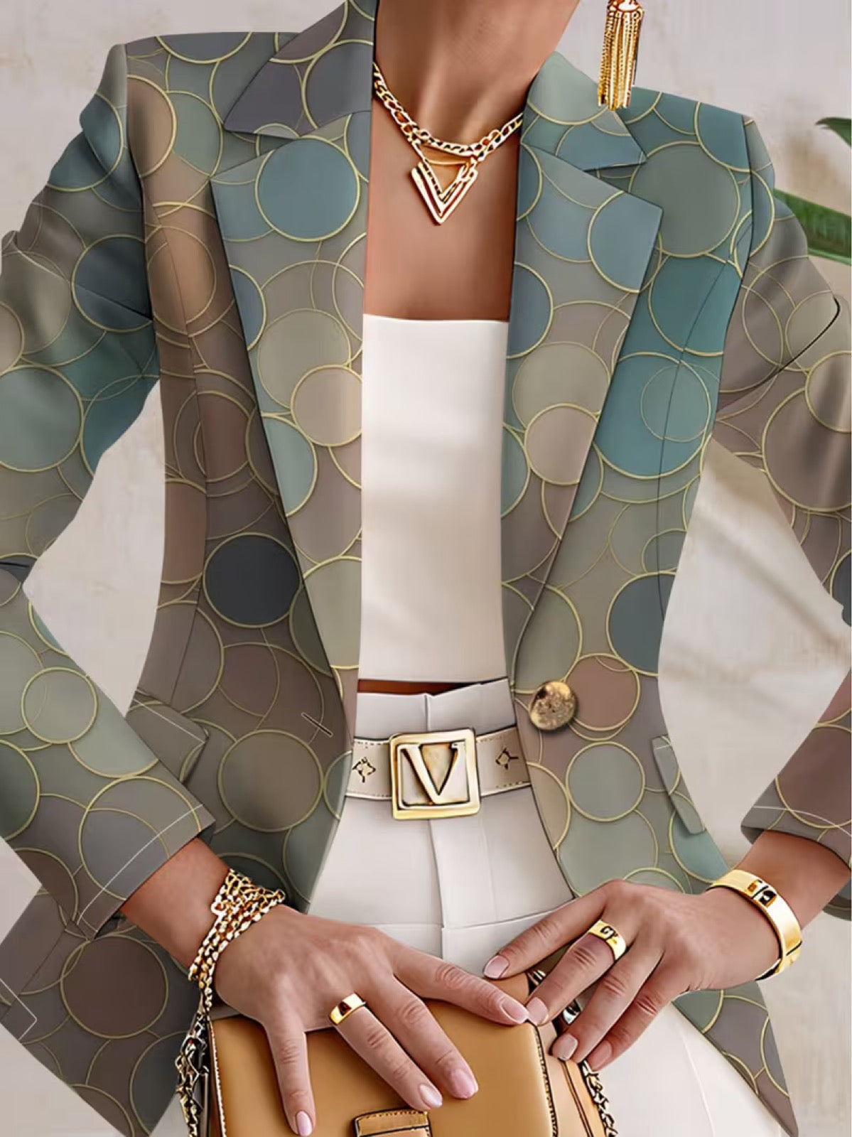 Capucine™ | Blazer a Pois Mosaico