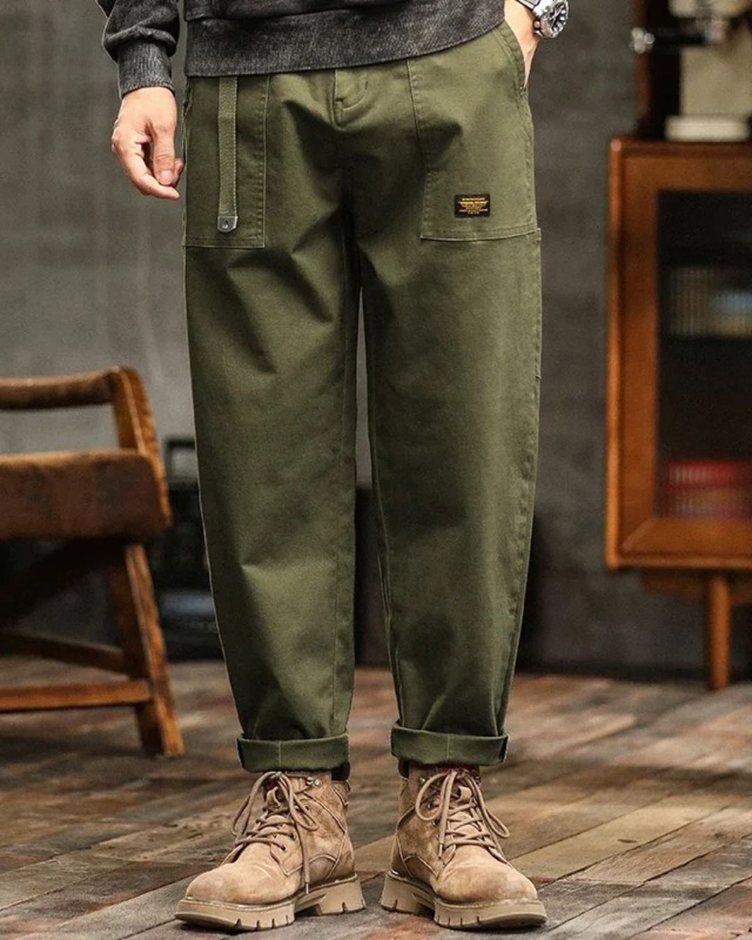 Tullio | Pantaloni Cargo Classici