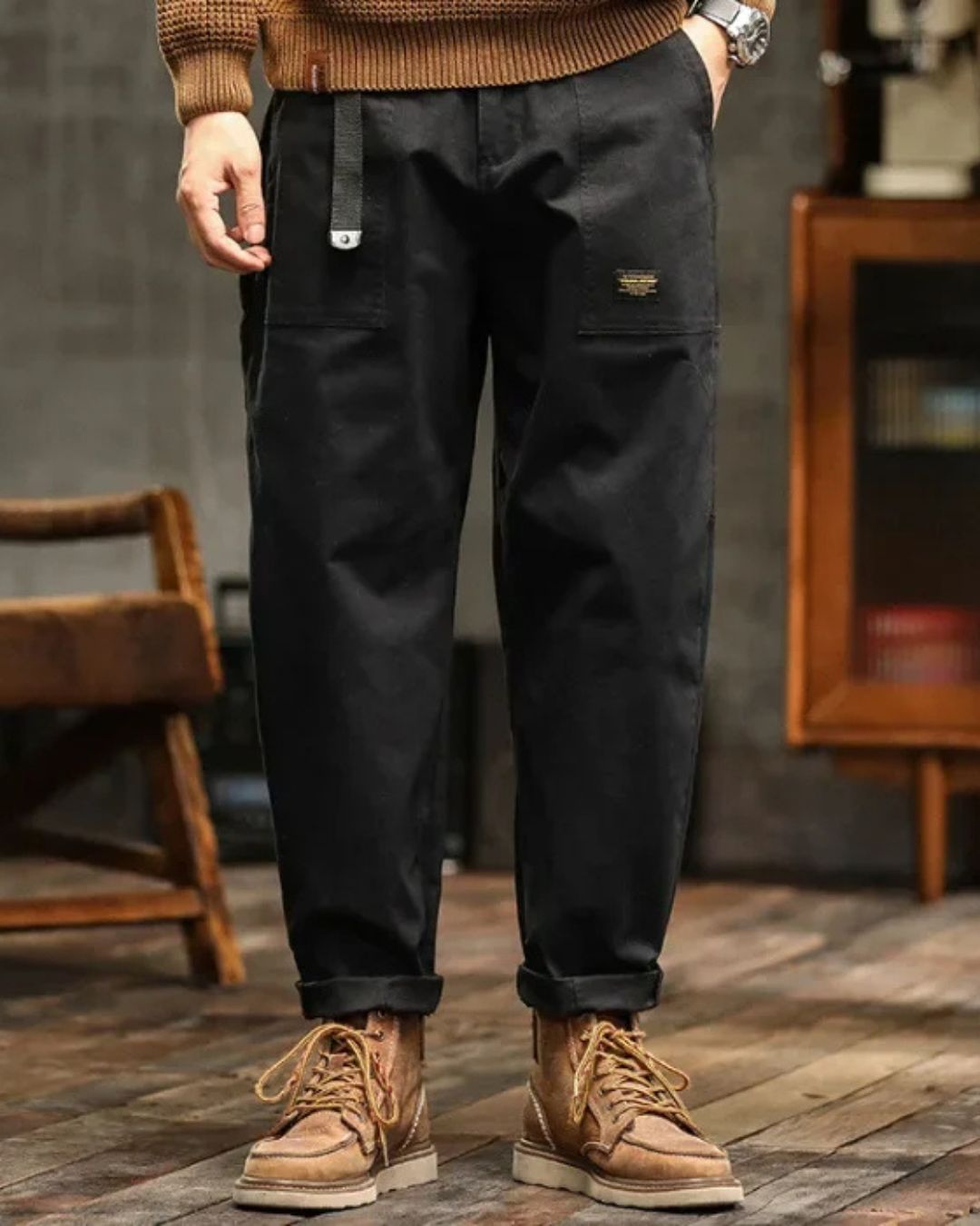 Tullio | Pantaloni Cargo Classici
