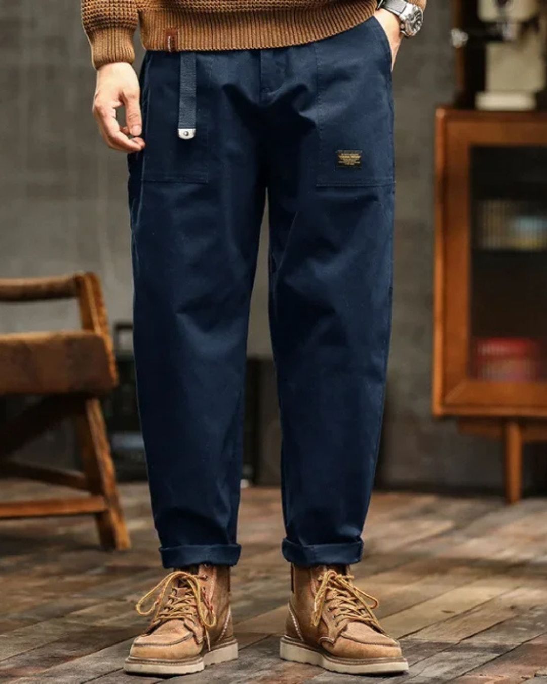 Tullio | Pantaloni Cargo Classici