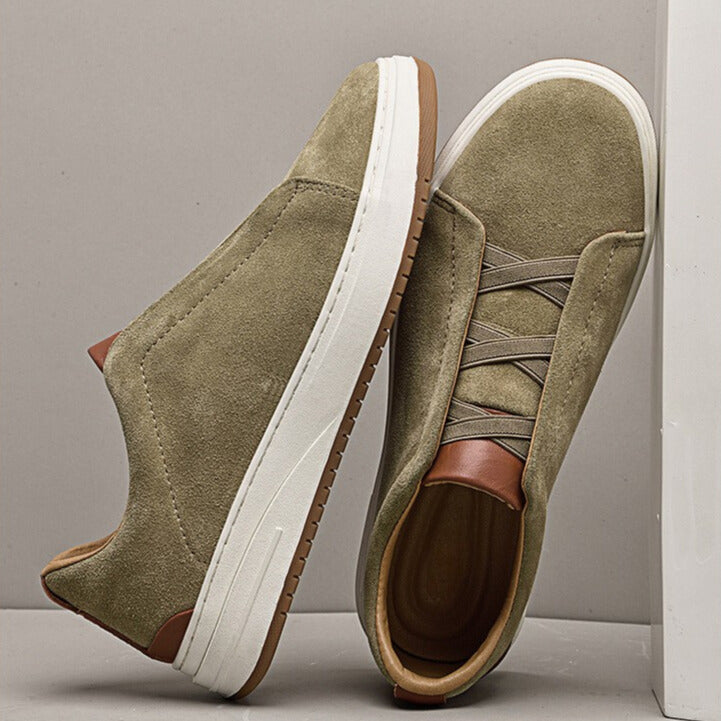 Massimo | Scarpe senza Lacci in Camoscio
