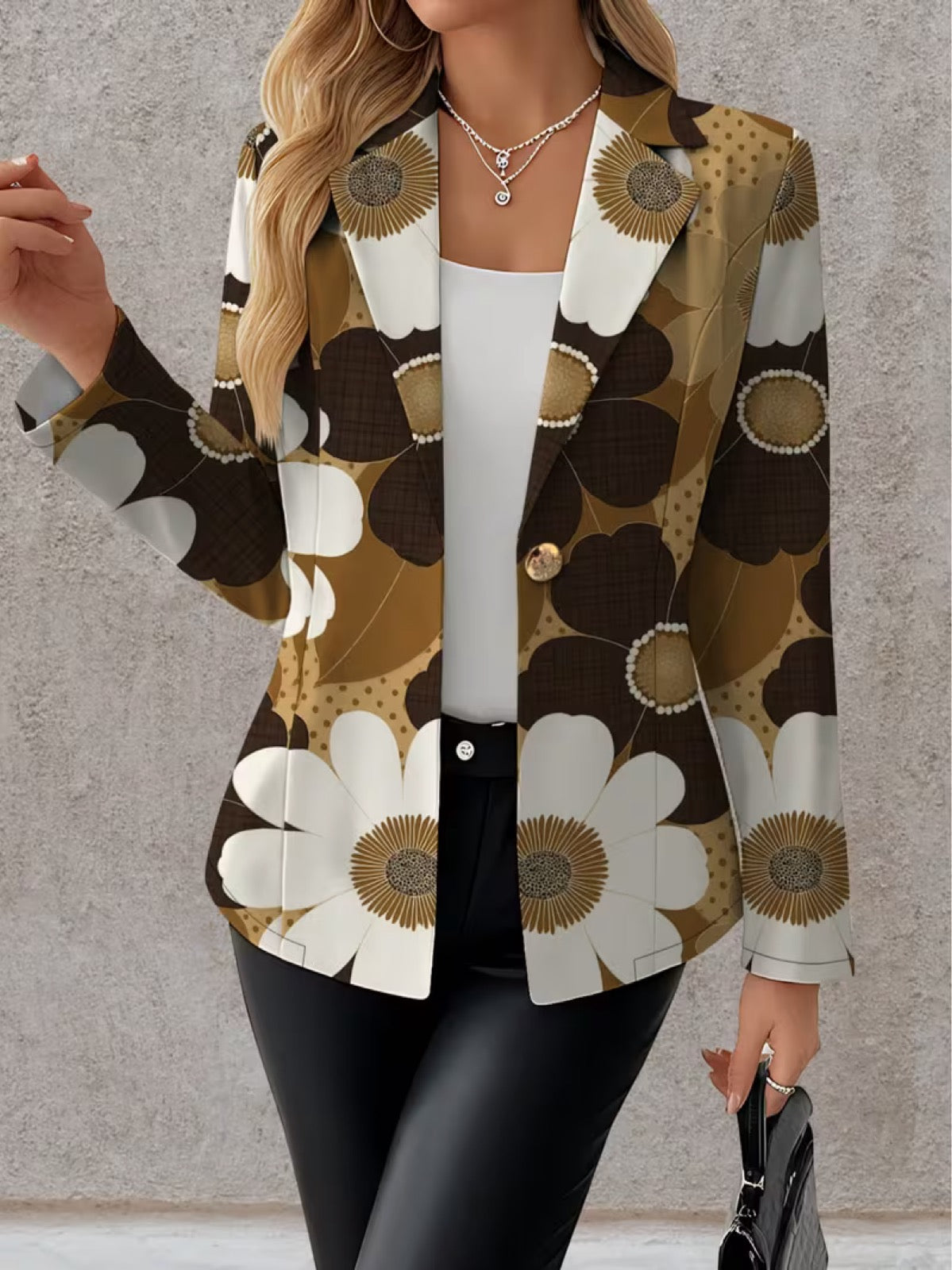 Clothilde™ | Blazer Stampa Margherite