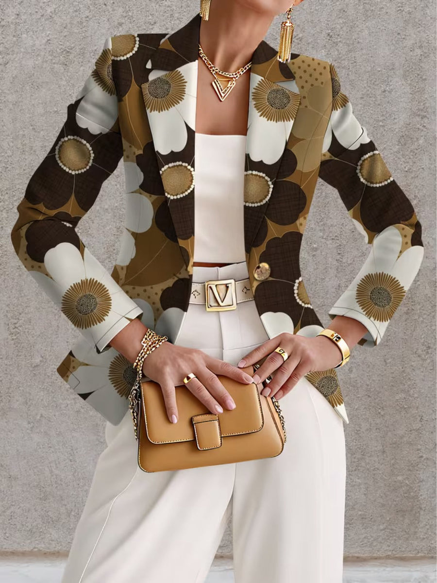 Clothilde™ | Blazer Stampa Margherite