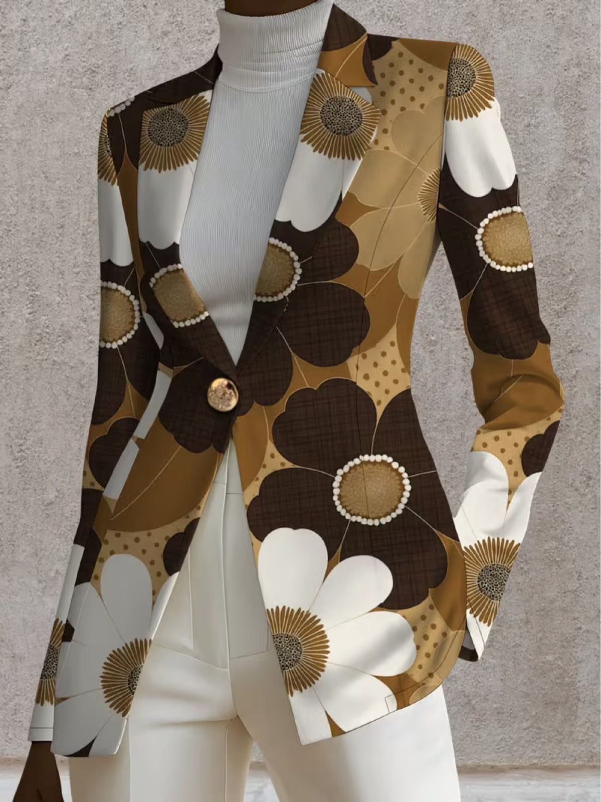 Clothilde™ | Blazer Stampa Margherite