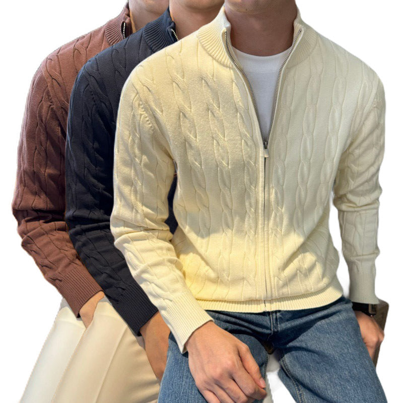 Maglione a Trecce Taglie Forti da Uomo