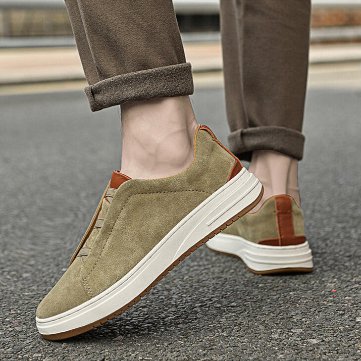 Massimo | Scarpe senza Lacci in Camoscio