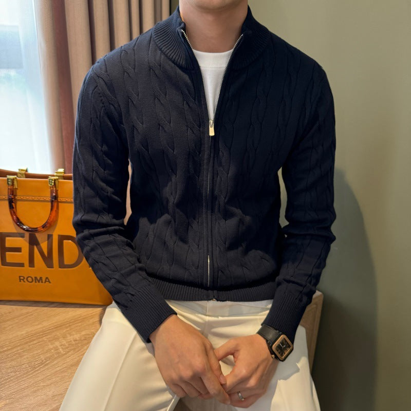 Maglione a Trecce Taglie Forti da Uomo
