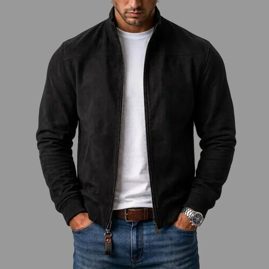 Davide | Giubbotto Bomber in Camoscio