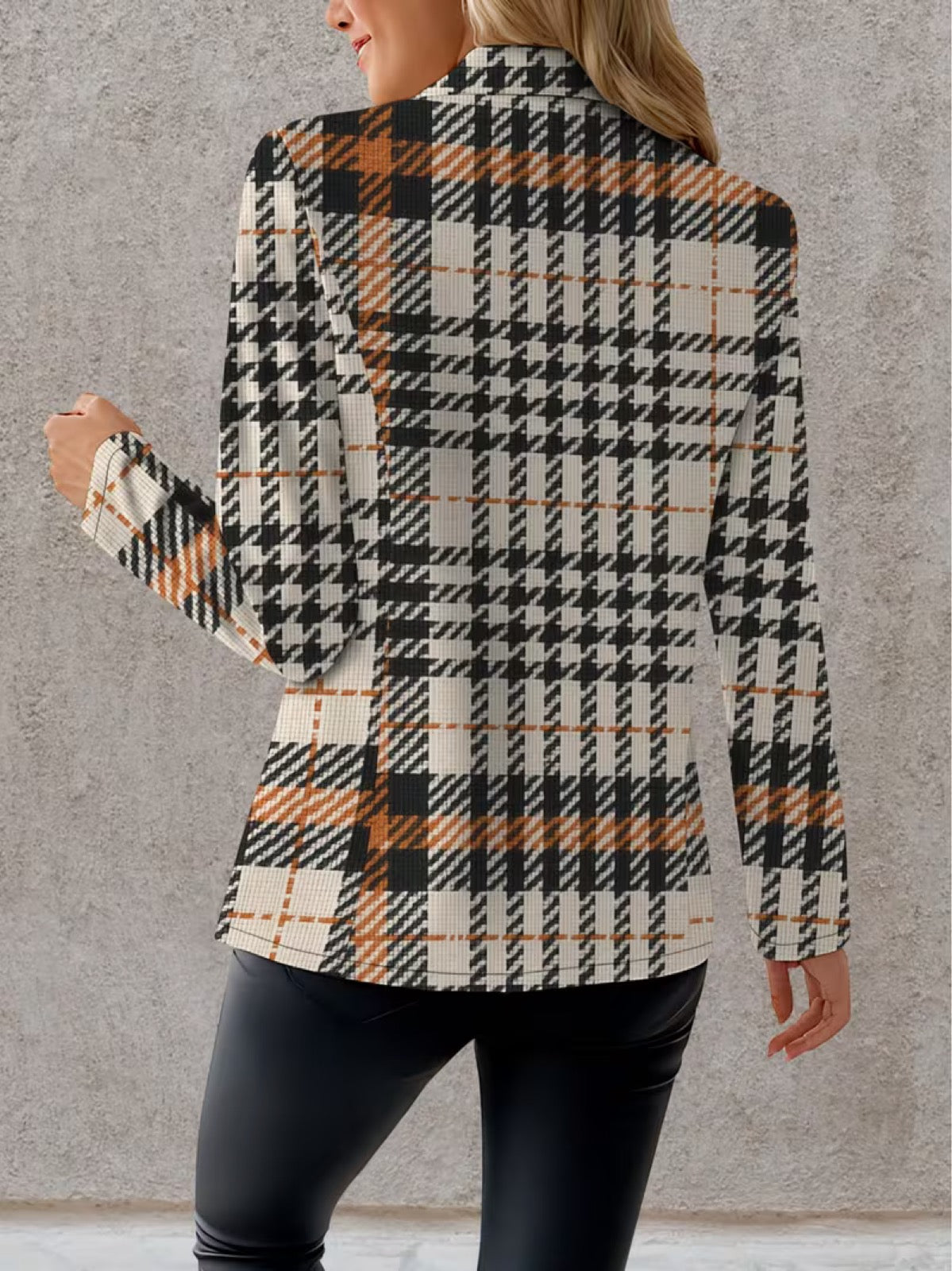Ghislaine™ | Blazer Pied de Poule