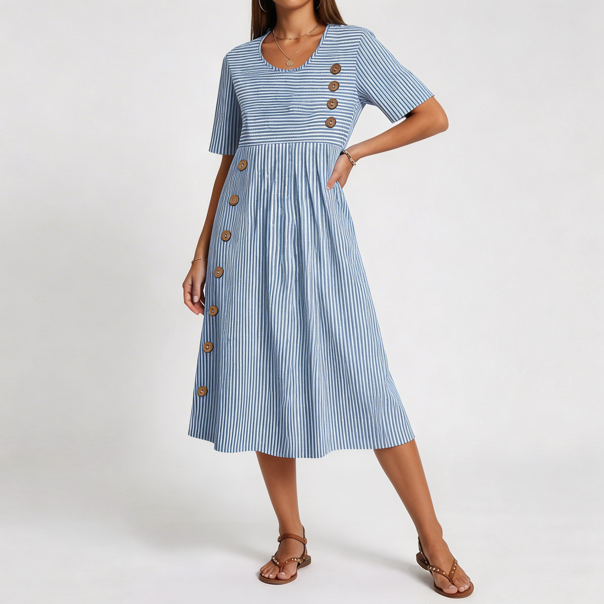 Sophia dress Blue