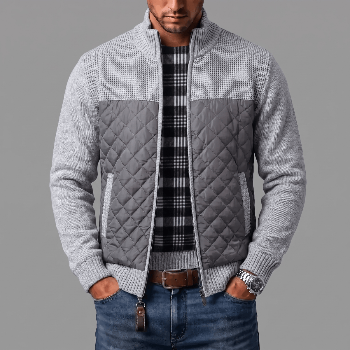 Laurent | Giacca in Maglia Trapuntata