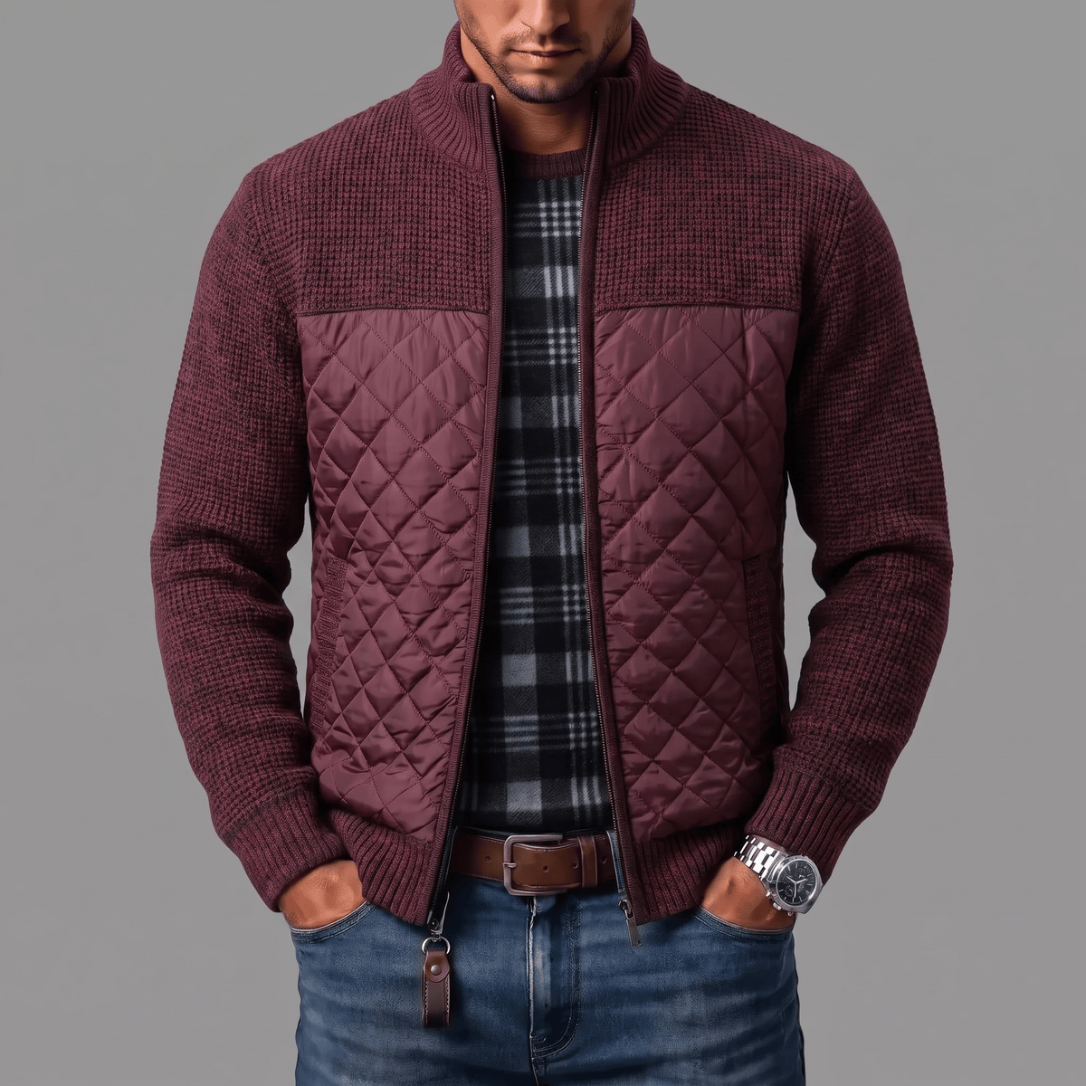 Laurent | Giacca in Maglia Trapuntata