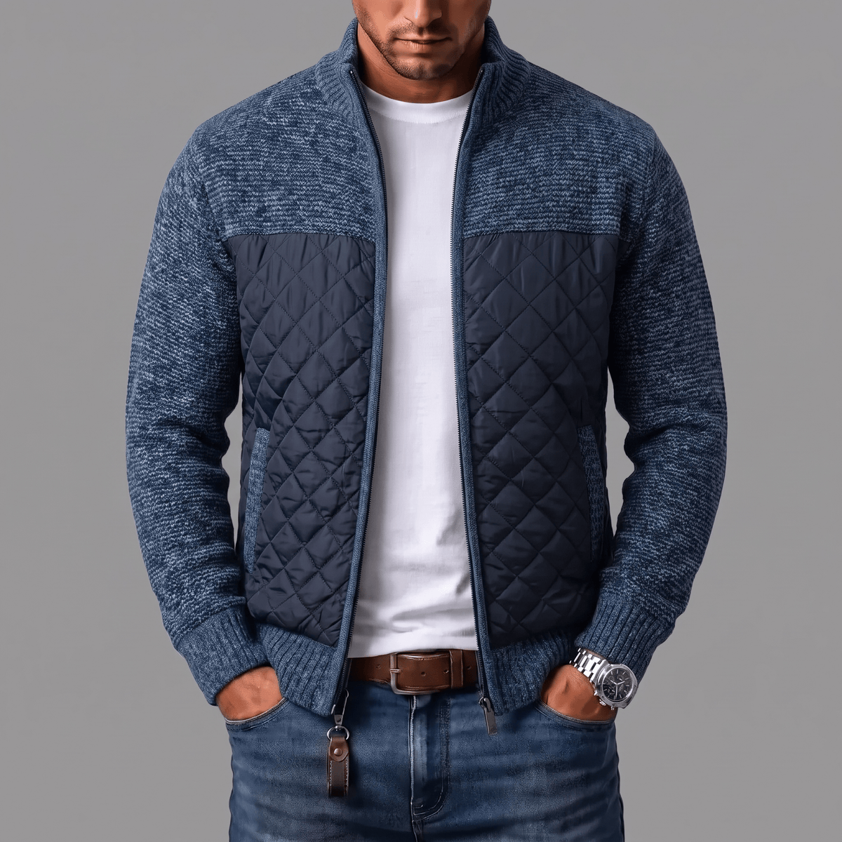 Laurent | Giacca in Maglia Trapuntata