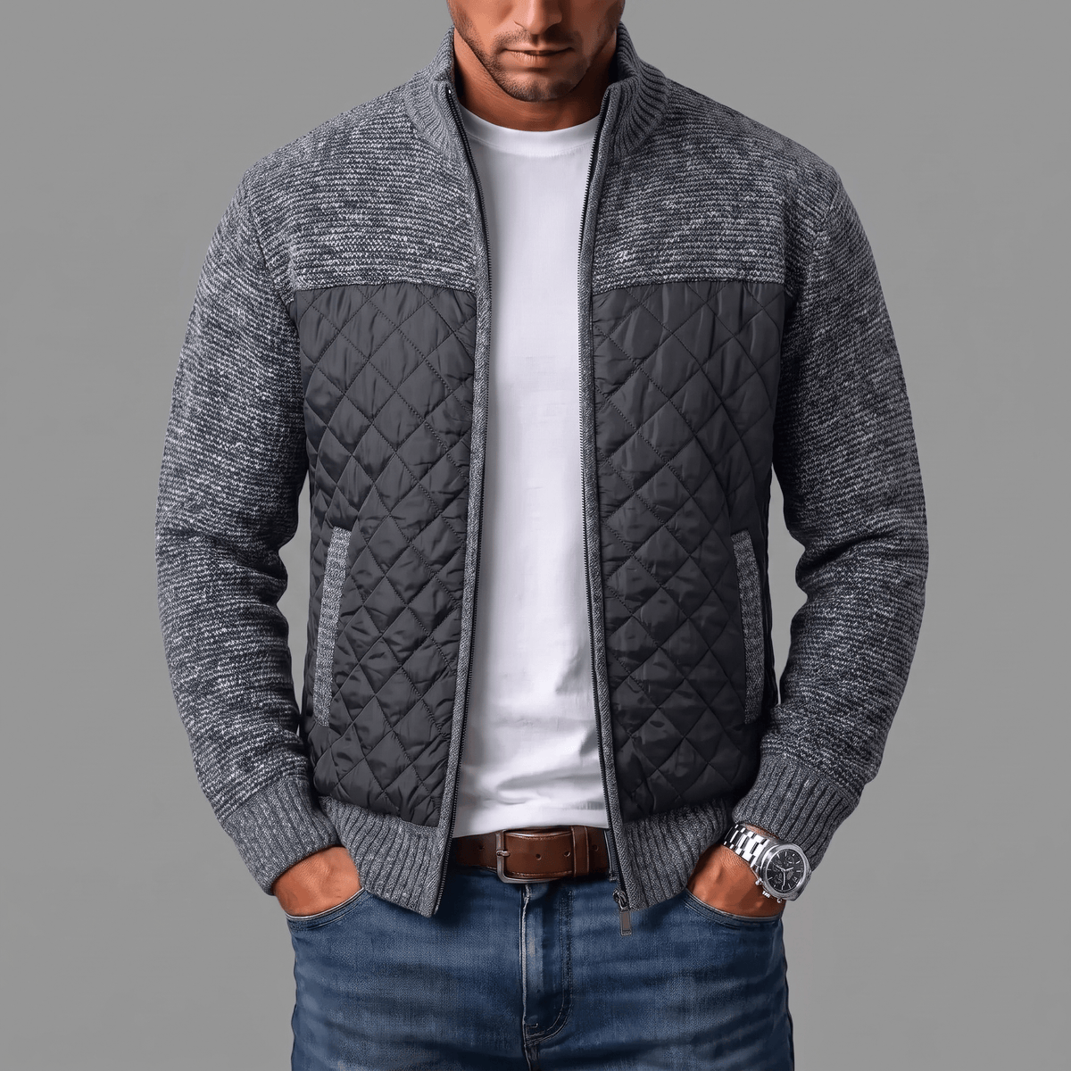 Laurent | Giacca in Maglia Trapuntata
