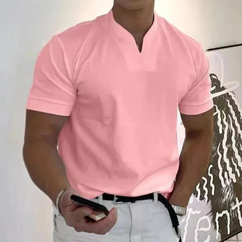 Stilfuld Herre V-Neck Polo