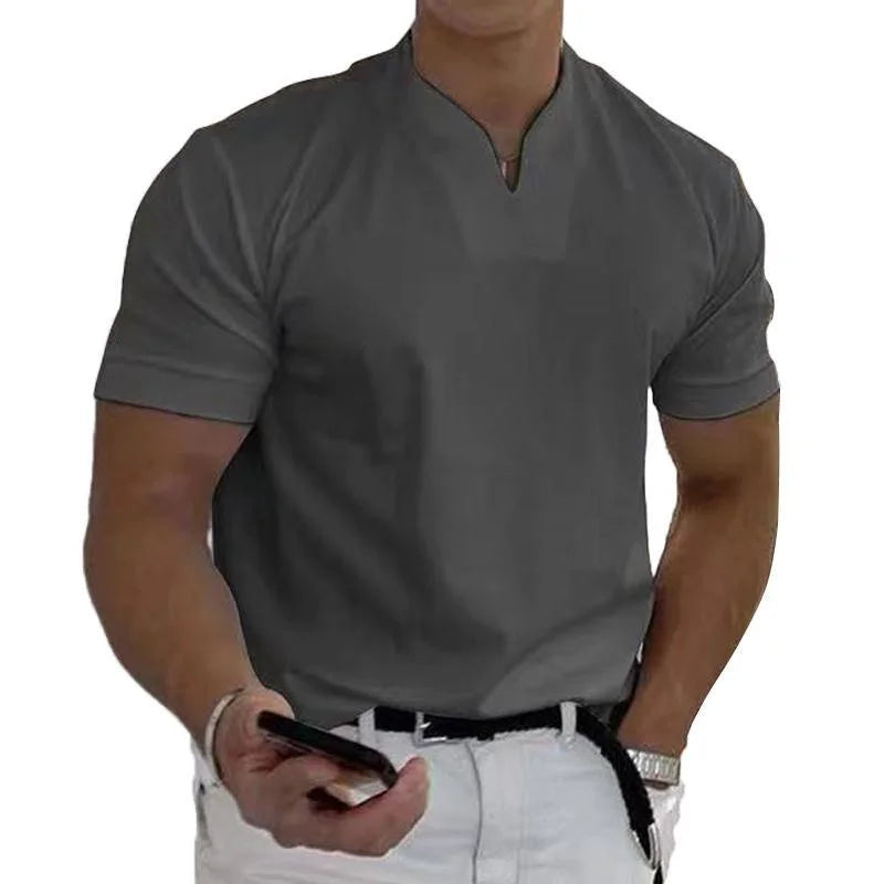 Stilfuld Herre V-Neck Polo