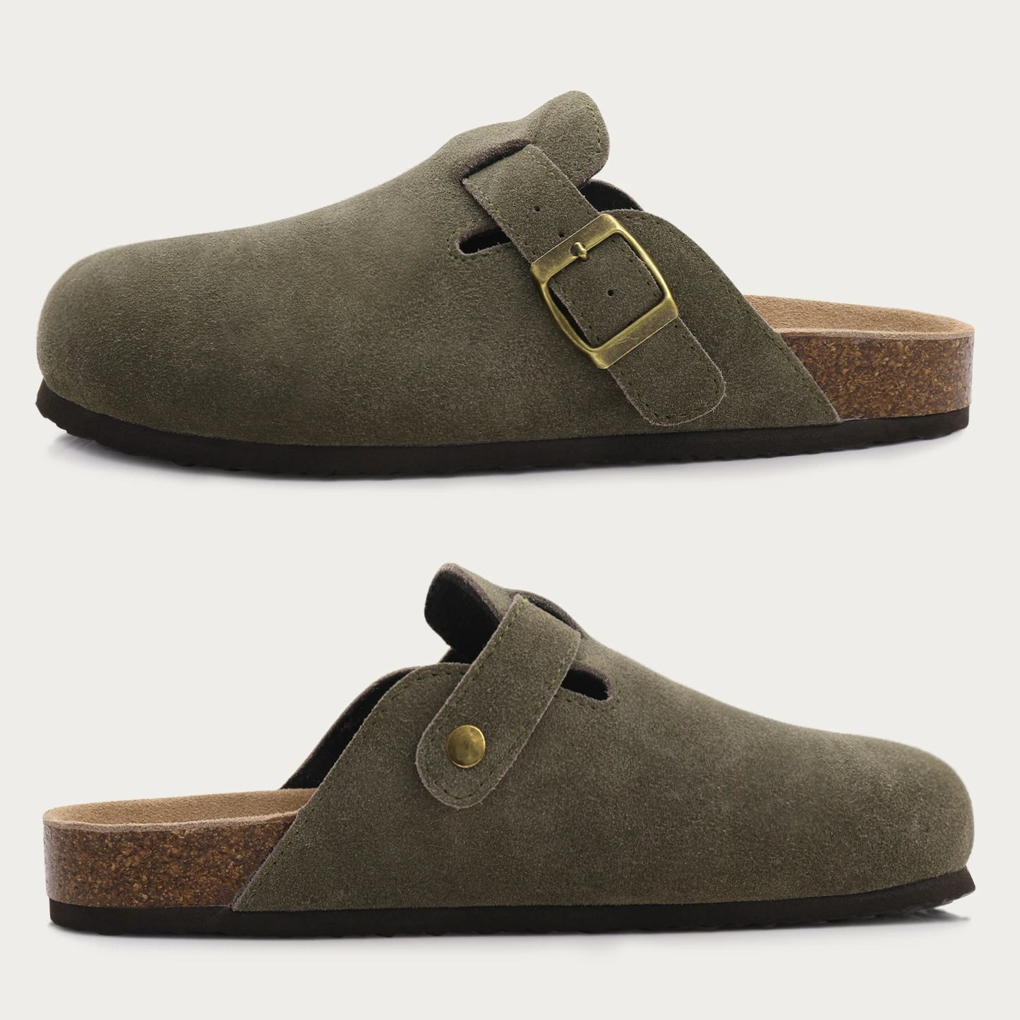 Comwarm Suede Arch Support Mules