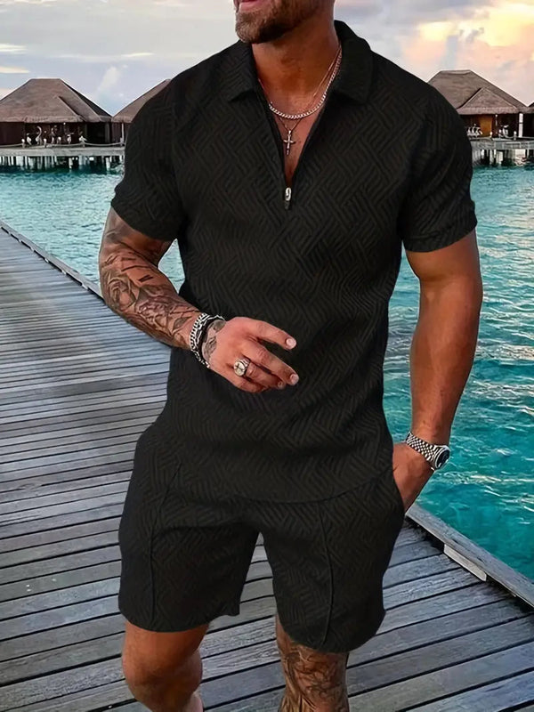 Summer Linen Shirt and Shorts Set