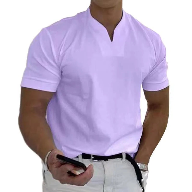 Stilfuld Herre V-Neck Polo