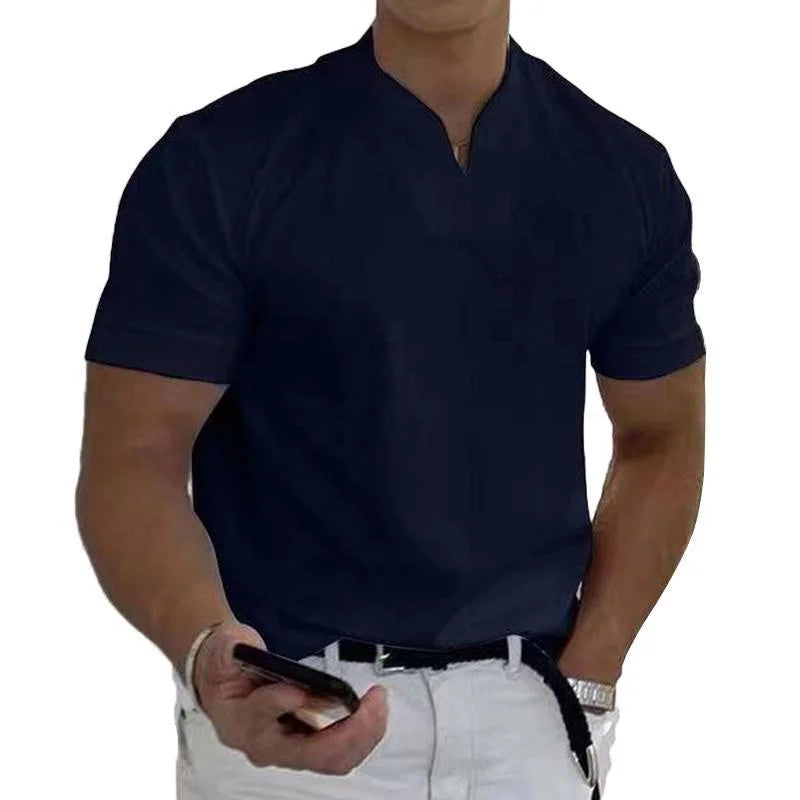 Stilfuld Herre V-Neck Polo