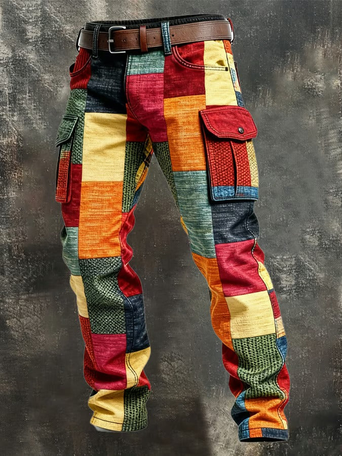 Italo | Pantaloni Cargo Patchwork