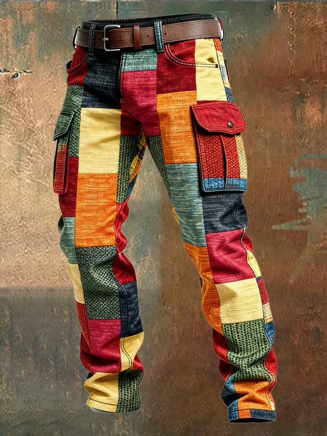 Italo | Pantaloni Cargo Patchwork