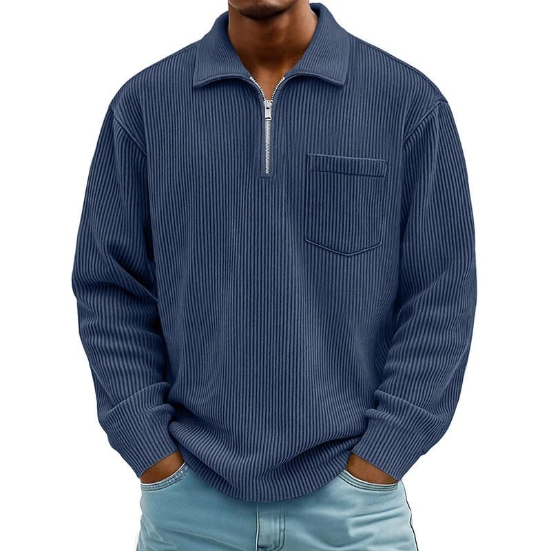 Toon | Maglione con Mezza Zip e Taschino