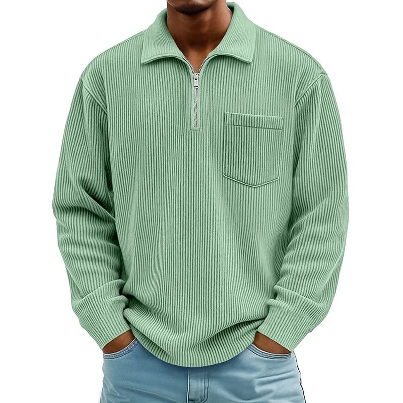 Toon | Maglione con Mezza Zip e Taschino