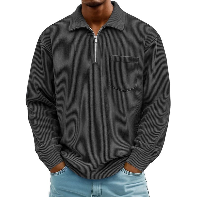 Toon | Maglione con Mezza Zip e Taschino