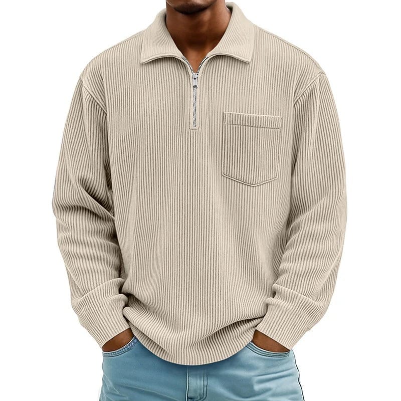 Toon | Maglione con Mezza Zip e Taschino