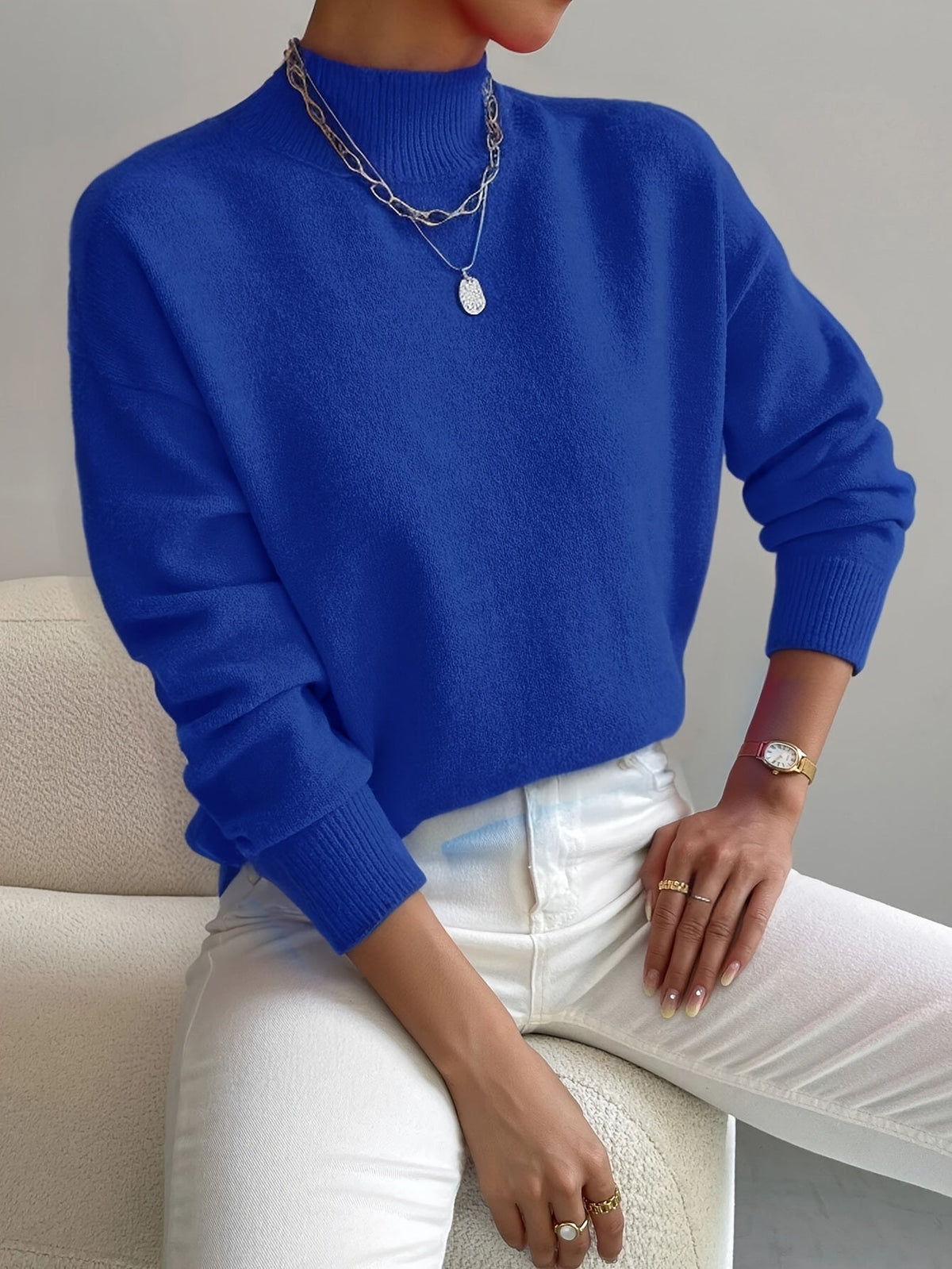 Maglione Dolcevita Morbido Christine