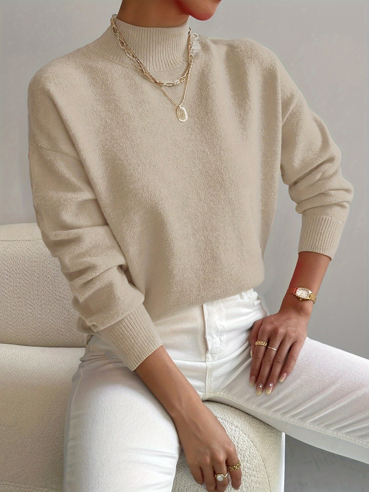 Maglione Dolcevita Morbido Christine
