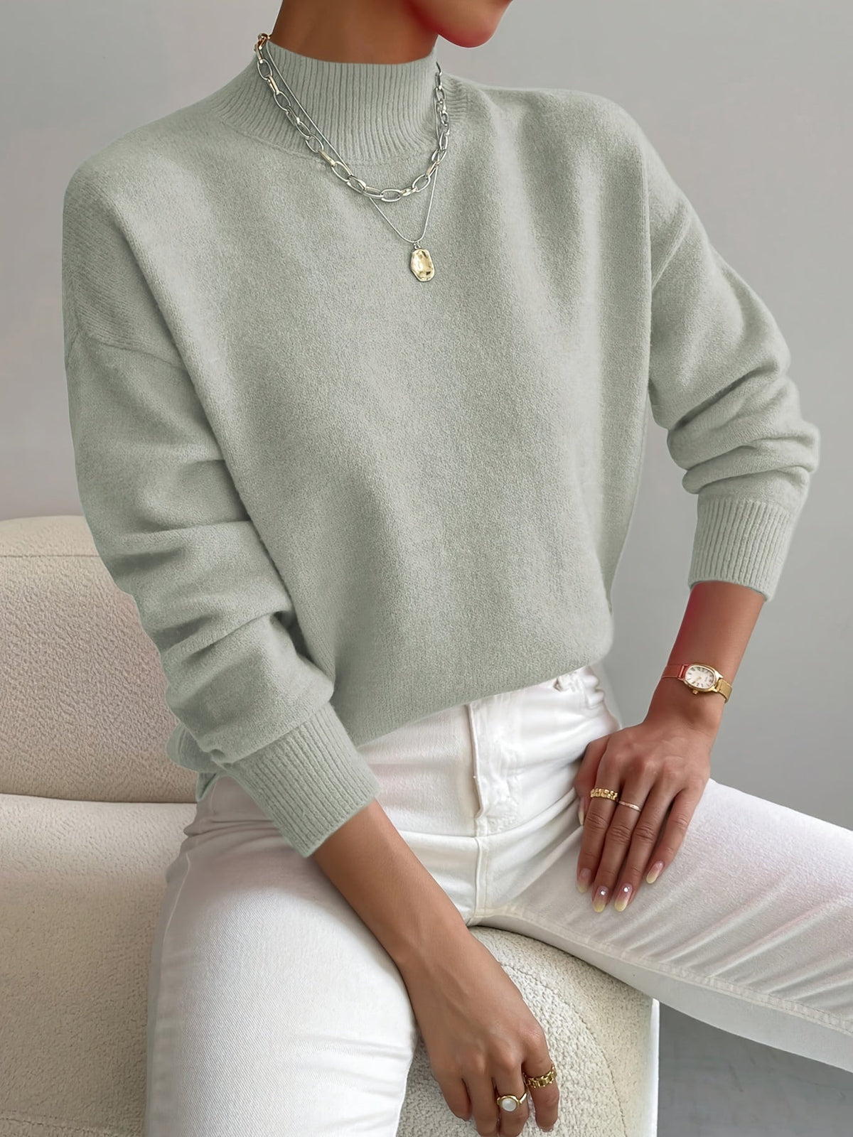 Maglione Dolcevita Morbido Christine