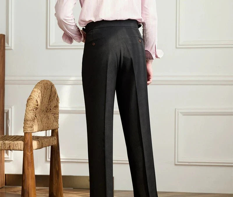 Nazario | Pantaloni Fluidi a Vita Alta
