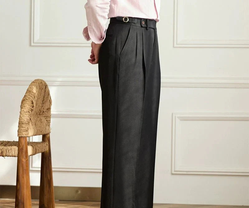 Nazario | Pantaloni Fluidi a Vita Alta