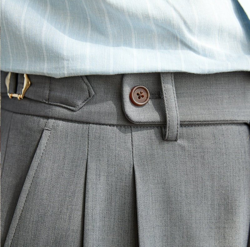 Nazario | Pantaloni Fluidi a Vita Alta