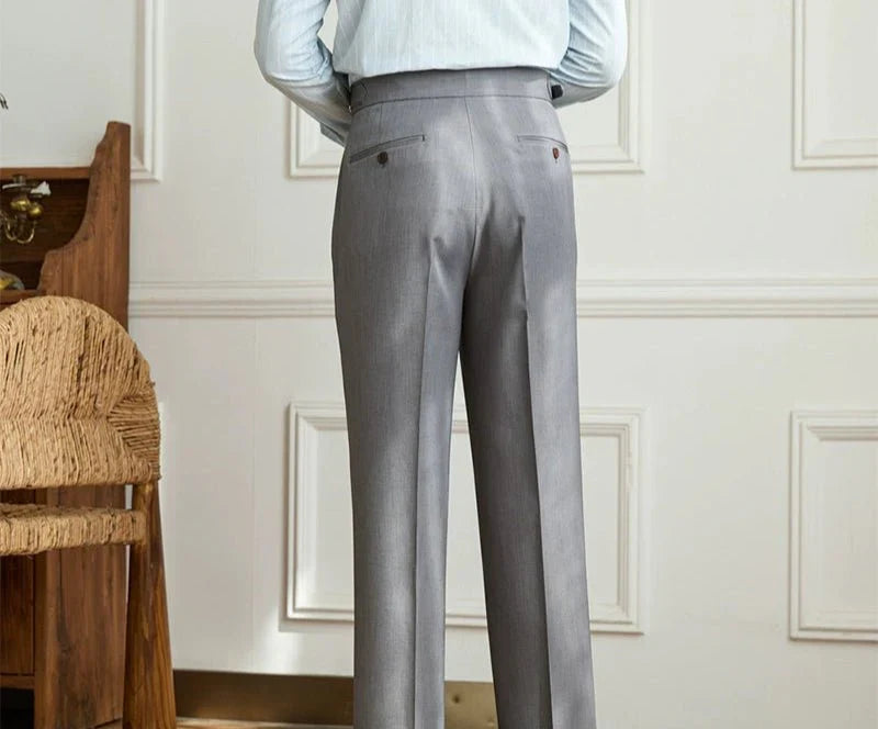 Nazario | Pantaloni Fluidi a Vita Alta