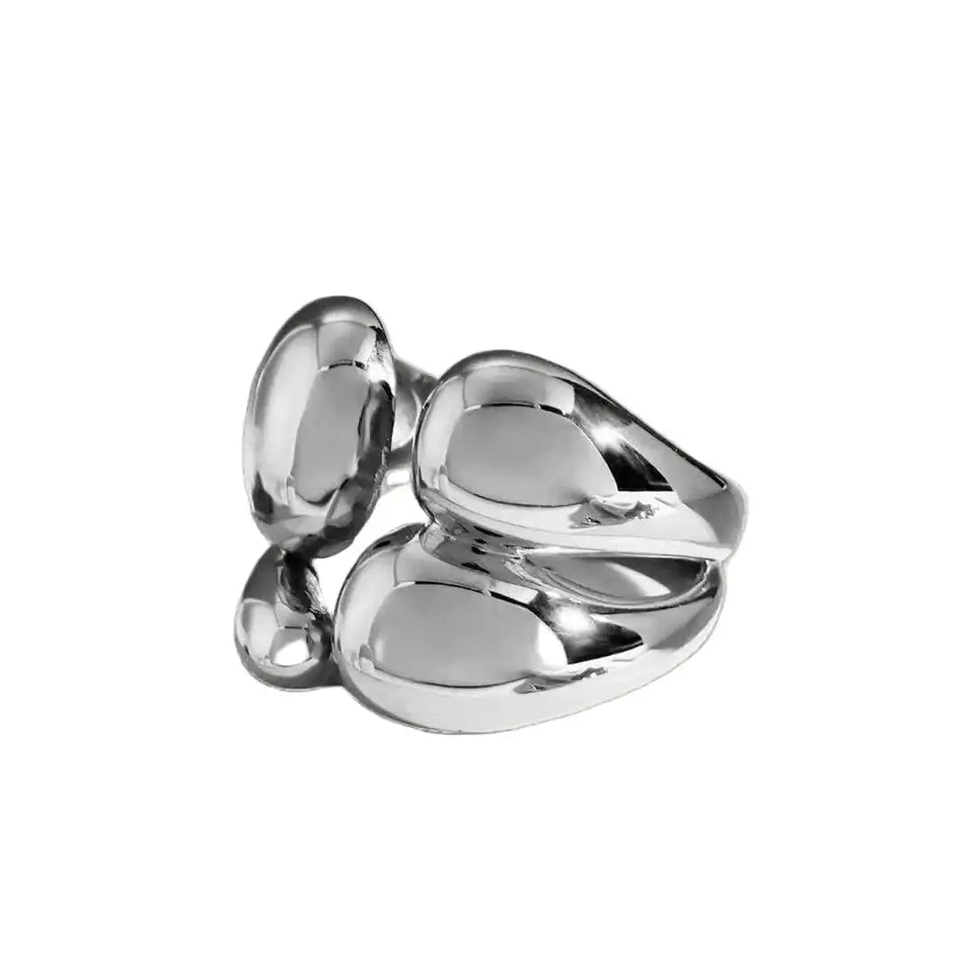 Anello Stackable Bicolore Oro e Argento