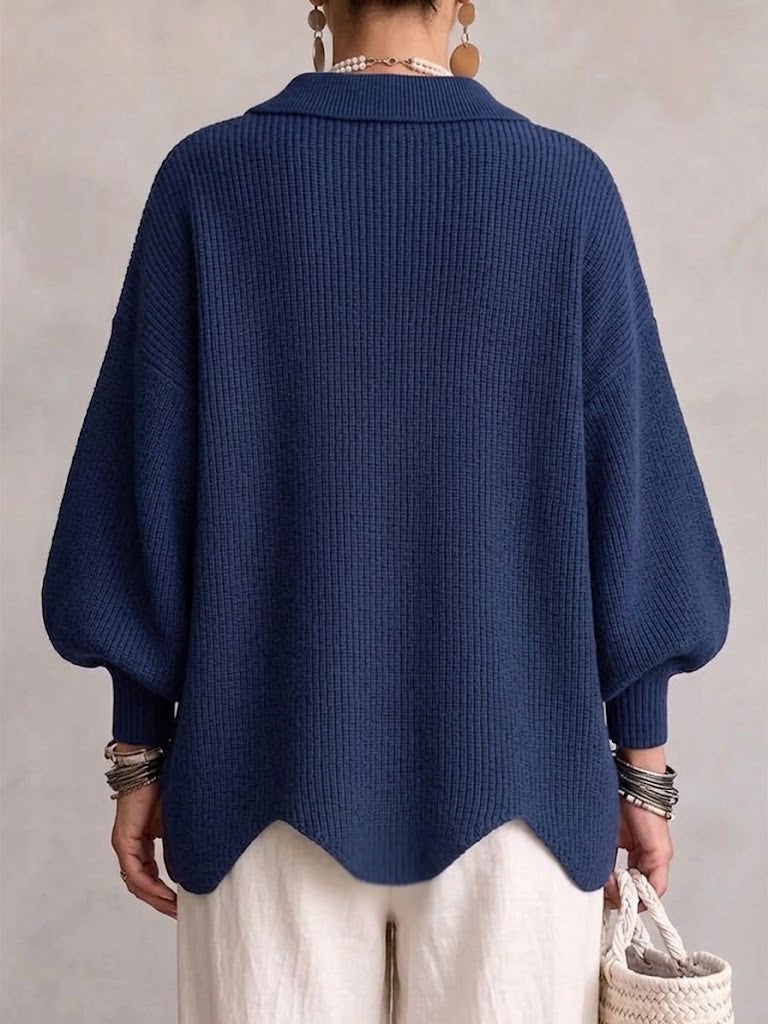 Isadora | Cardigan Oversize con Colletto