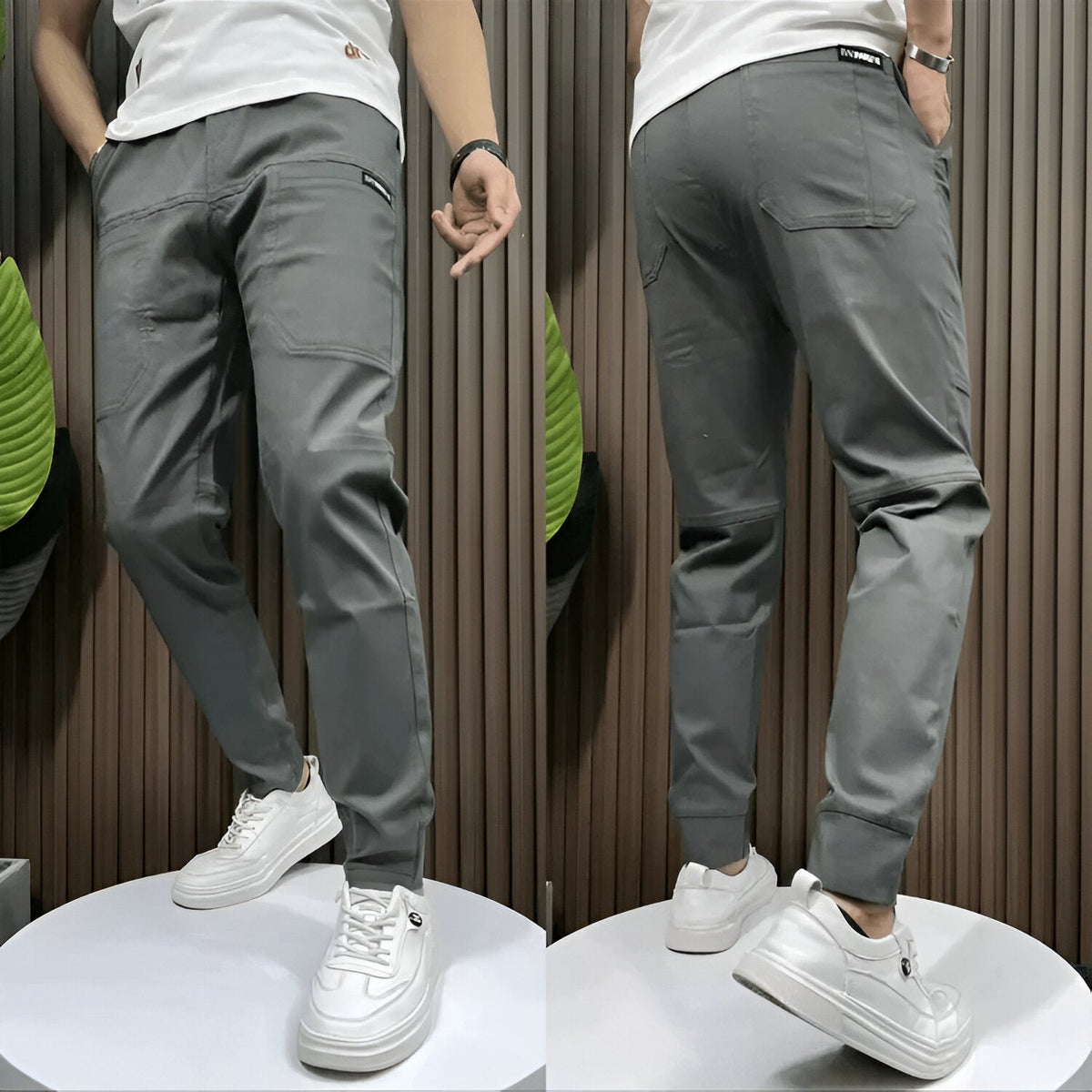 Amedeo | Pantaloni Cargo Stretch Comfort