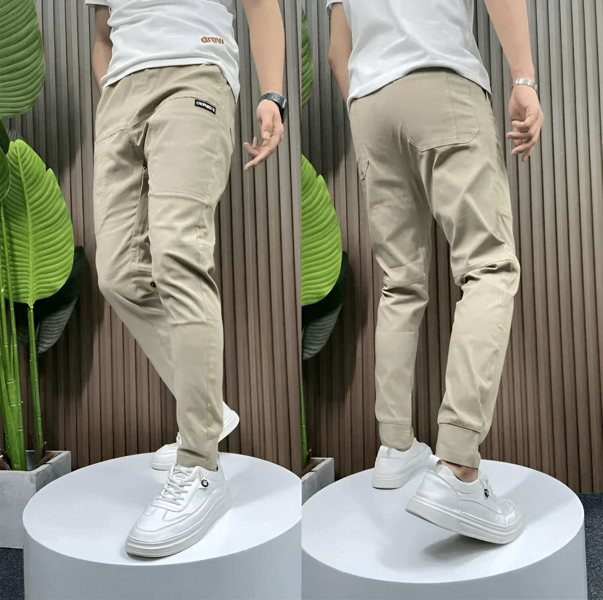 Amedeo | Pantaloni Cargo Stretch Comfort