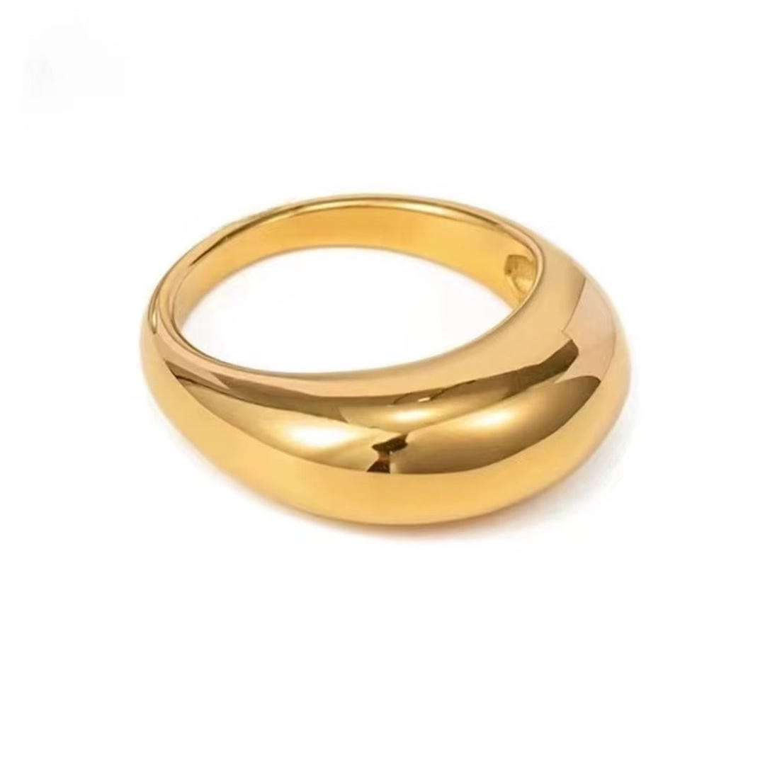 Anello ad Arco Dorato Senza Tempo